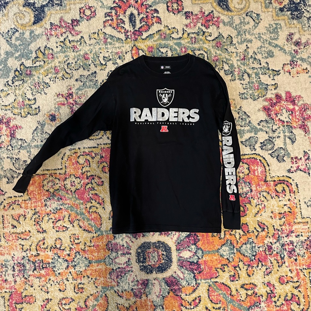 Raiders Black Long Sleeve Shirt